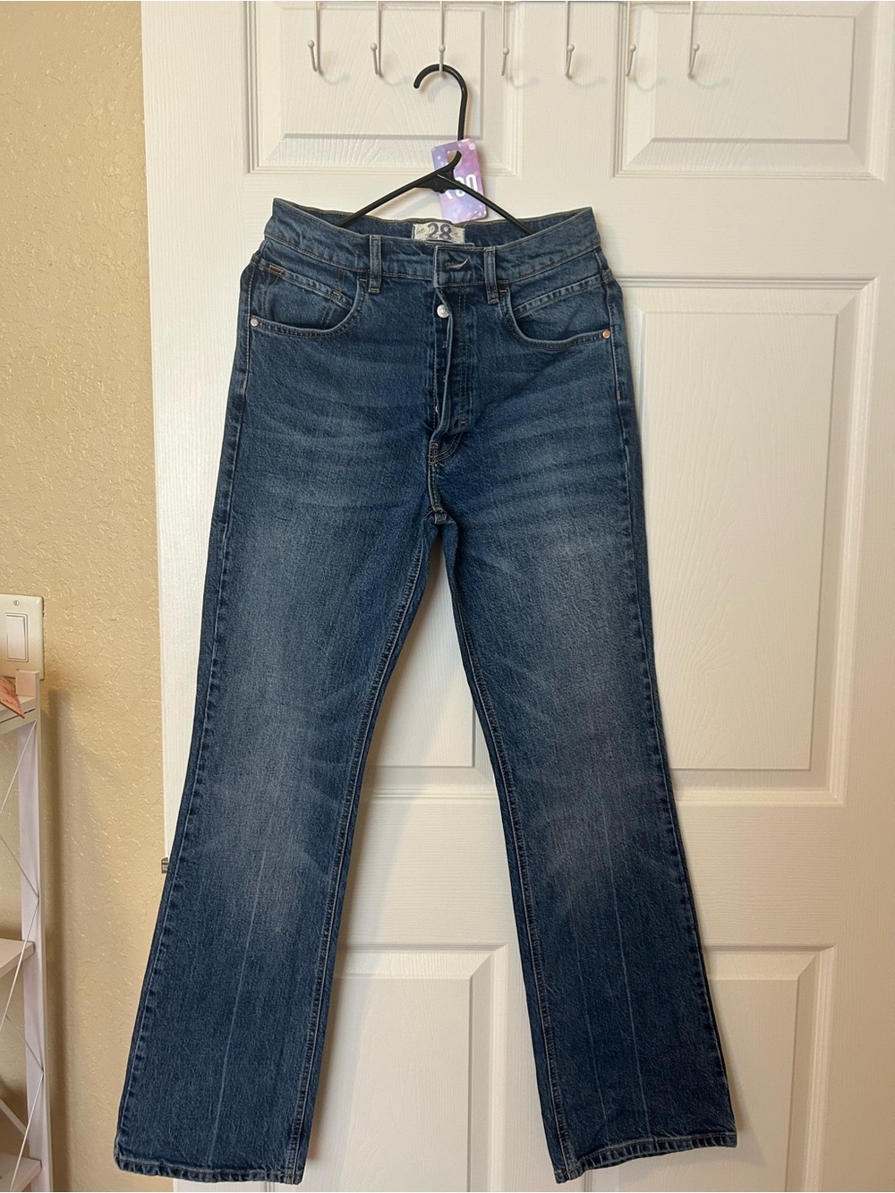 We The Free Dark Indigo Flare Jeans